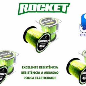 LINHA ROCKET 500M MONOFILAMENTO JR PESCA